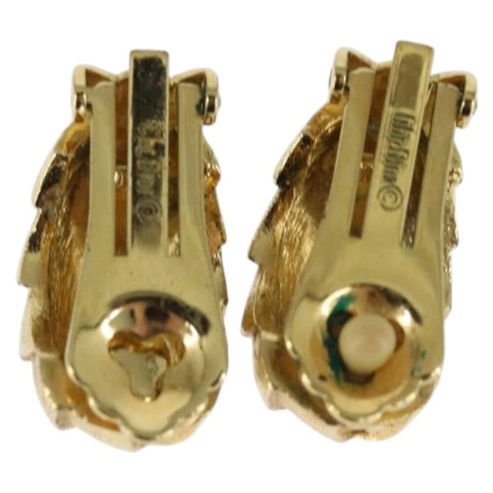 Christian Dior Earring metal Gold Auth bs30345 - Picture 2 of 11